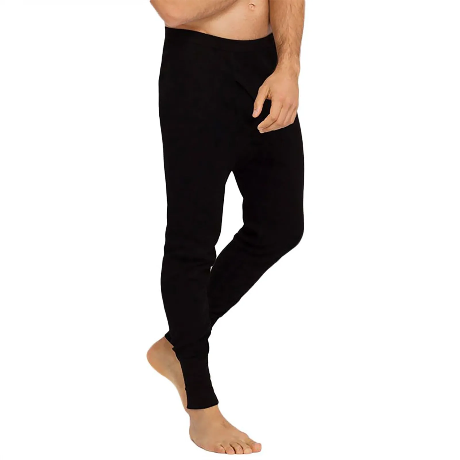 2x Holeproof Aircel Thermal Mens Black Long Johns Sleep Pants Underwear MYPY1A Bulk Base Layer