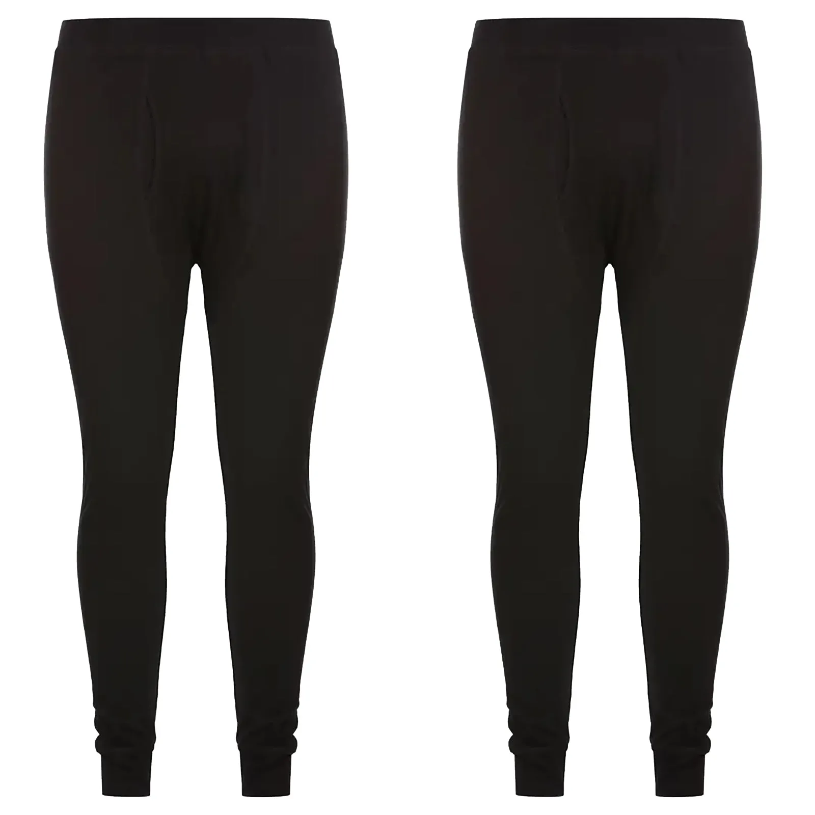 2x Holeproof Aircel Thermal Mens Black Long Johns Sleep Pants Underwear MYPY1A Bulk Base Layer