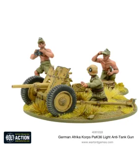 Afrika Korps Pak 36 light anti-tank gun