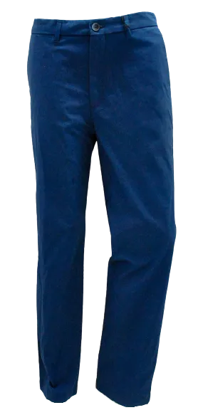 Alfani Timeless Navy AlfaTech Stretch Flat Front Chino 38X32