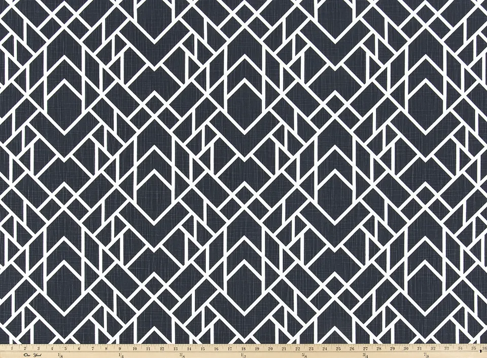 Alpine Peacoat Slub Canvas Fabric By Premier Prints