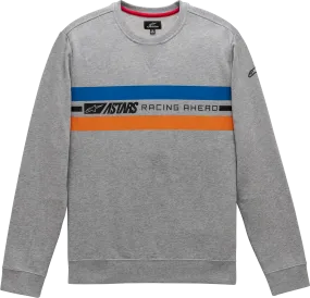 ALPINESTARS Highway Crewneck Fleece Sweatshirt - Heather Gray - 2XL 12115113010262X