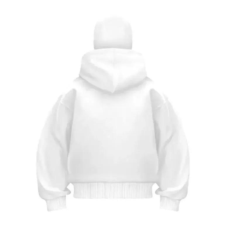 Balaclava Layered Double Zip Hoodie