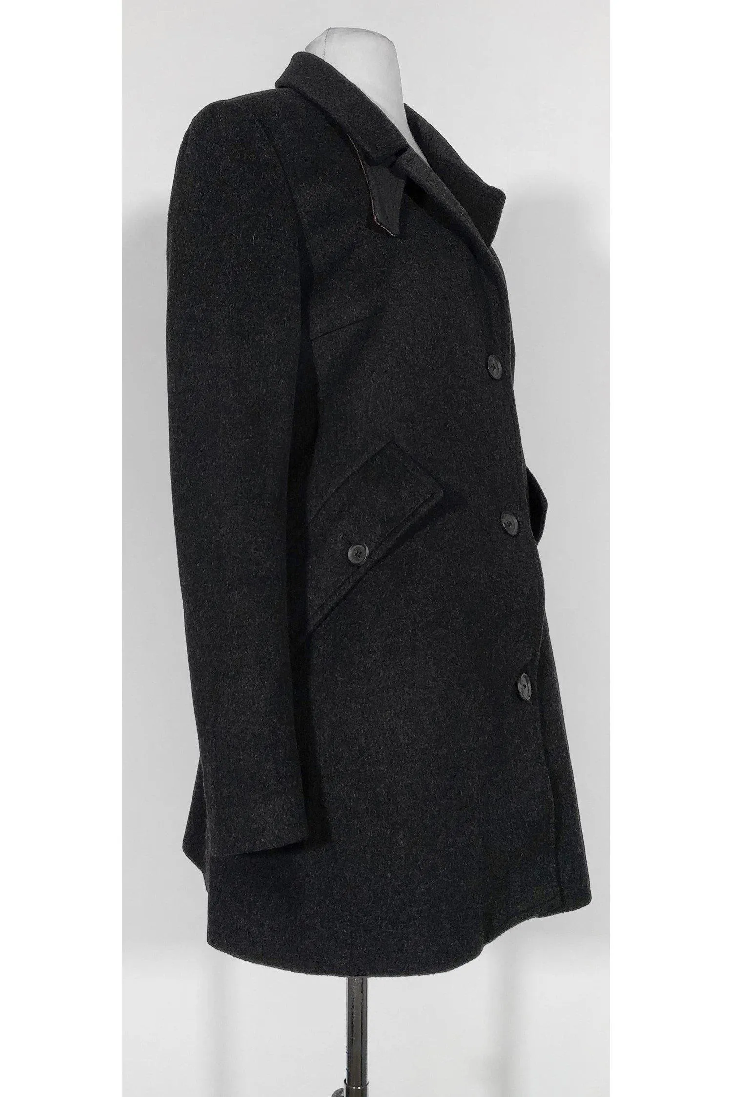 Billy Reid - Charcoal Grey Peacoat Sz 4