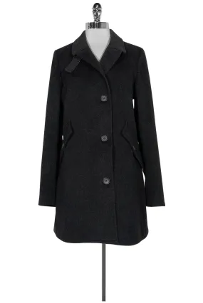 Billy Reid - Charcoal Grey Peacoat Sz 4