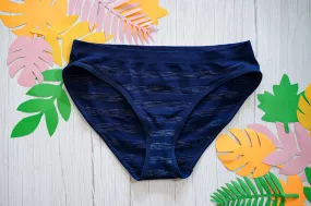 Blue Melange Panty