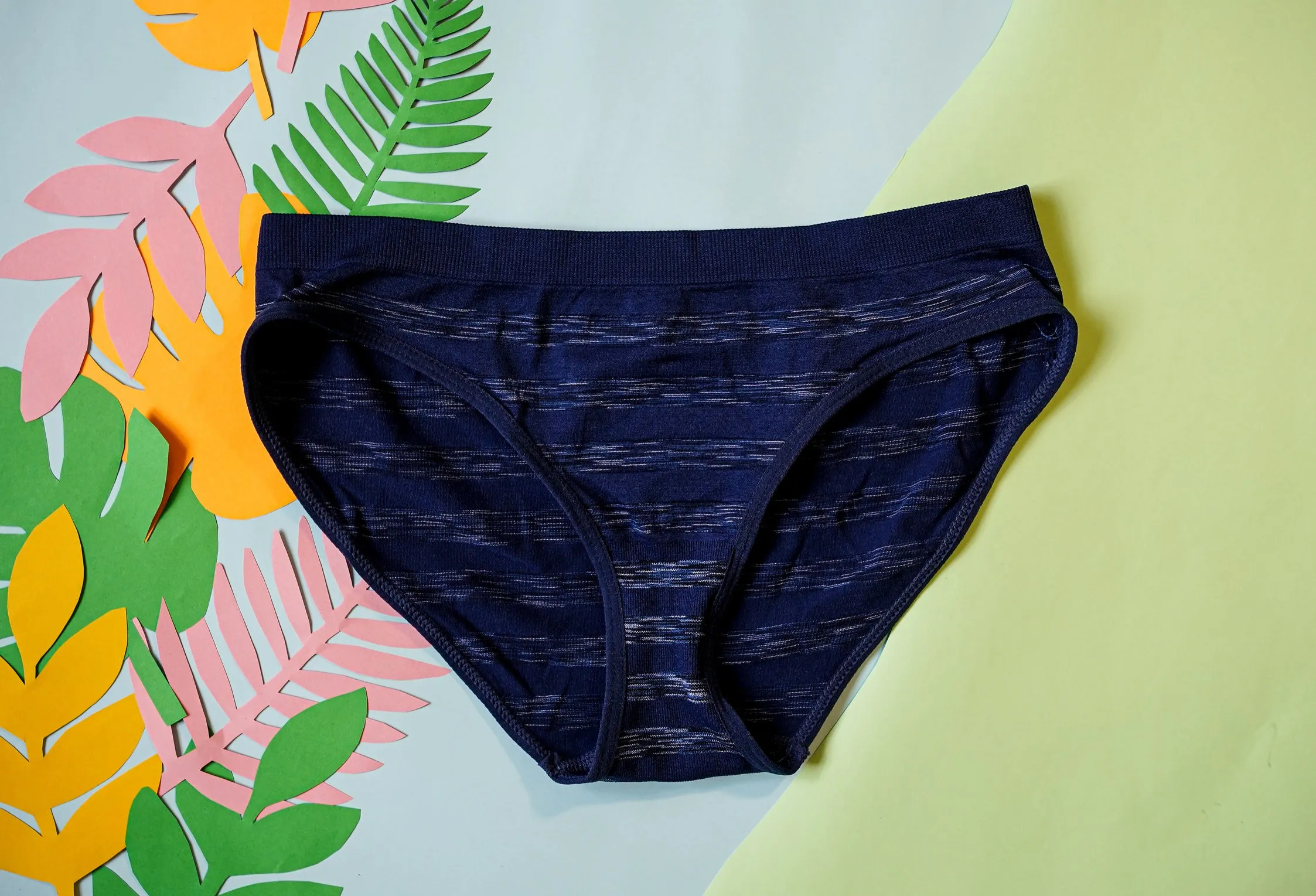 Blue Melange Panty