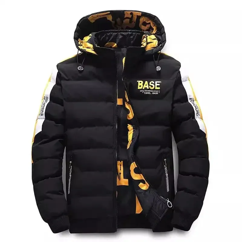 Bold Puffer Jacket with Hood