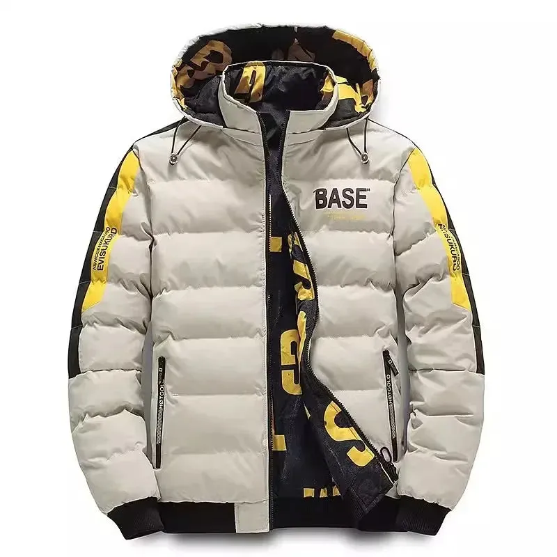 Bold Puffer Jacket with Hood