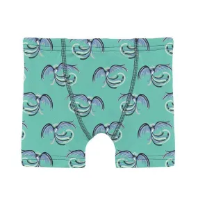 Boy's Print Bamboo Boxer Brief - Glass Phoenix