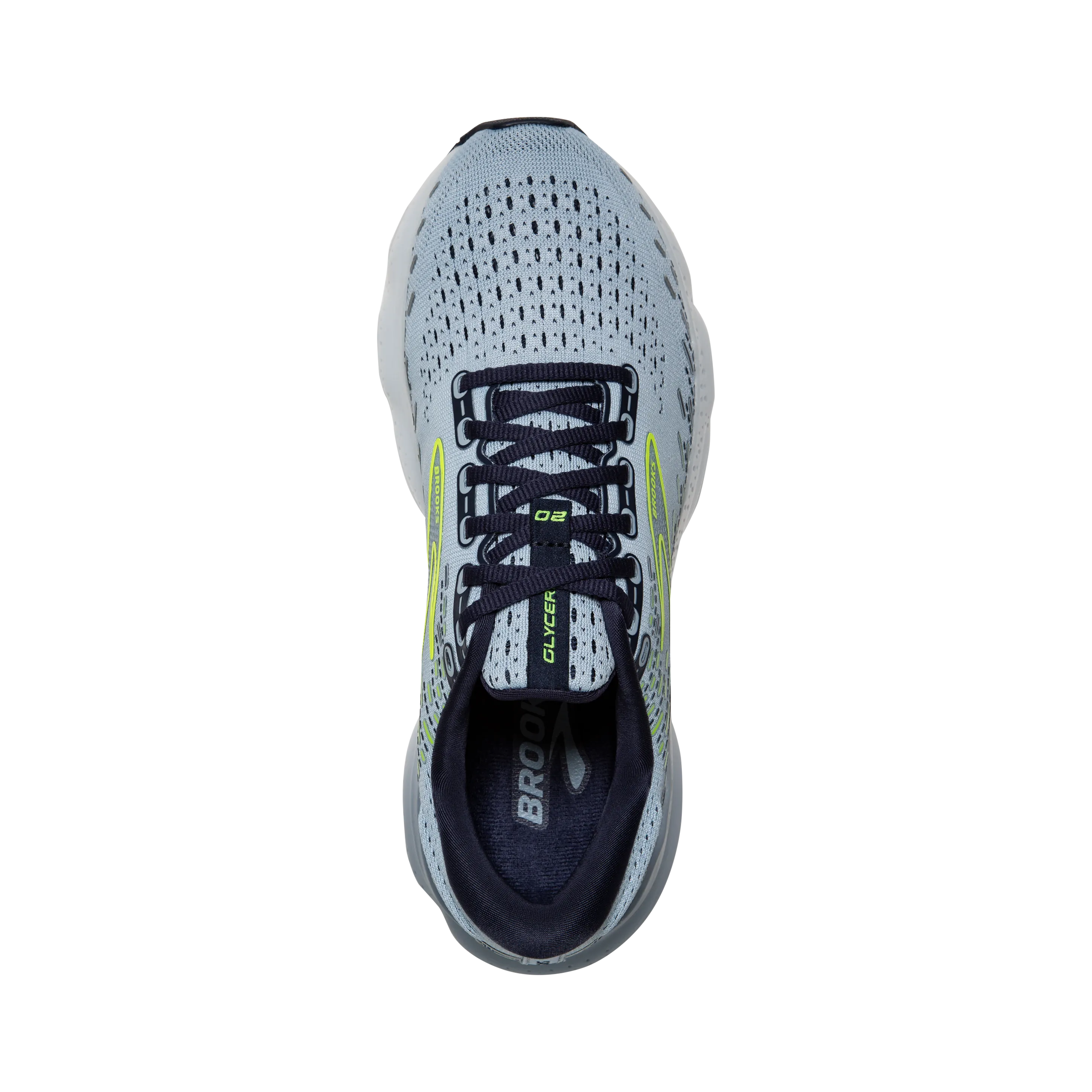 BROOKS LADIES GLYCERIN 20 - LT.BLUE/PEACOAT/NIGHTLIFE