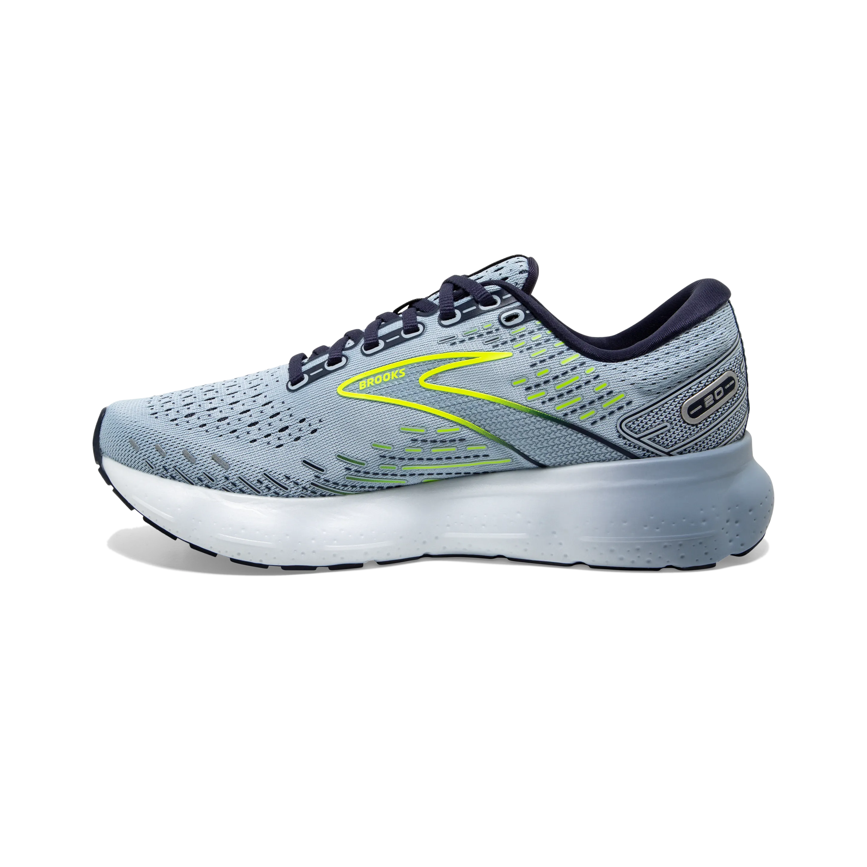 BROOKS LADIES GLYCERIN 20 - LT.BLUE/PEACOAT/NIGHTLIFE