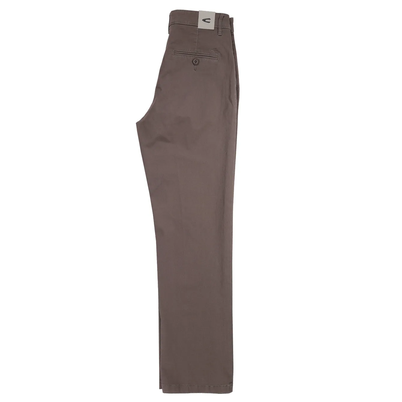 camel active Men Chino Trousers in Regular Fit with 5 Pockets Style in 3 Color Solid Cotton Spandex Twill 9-305Y21NA0846