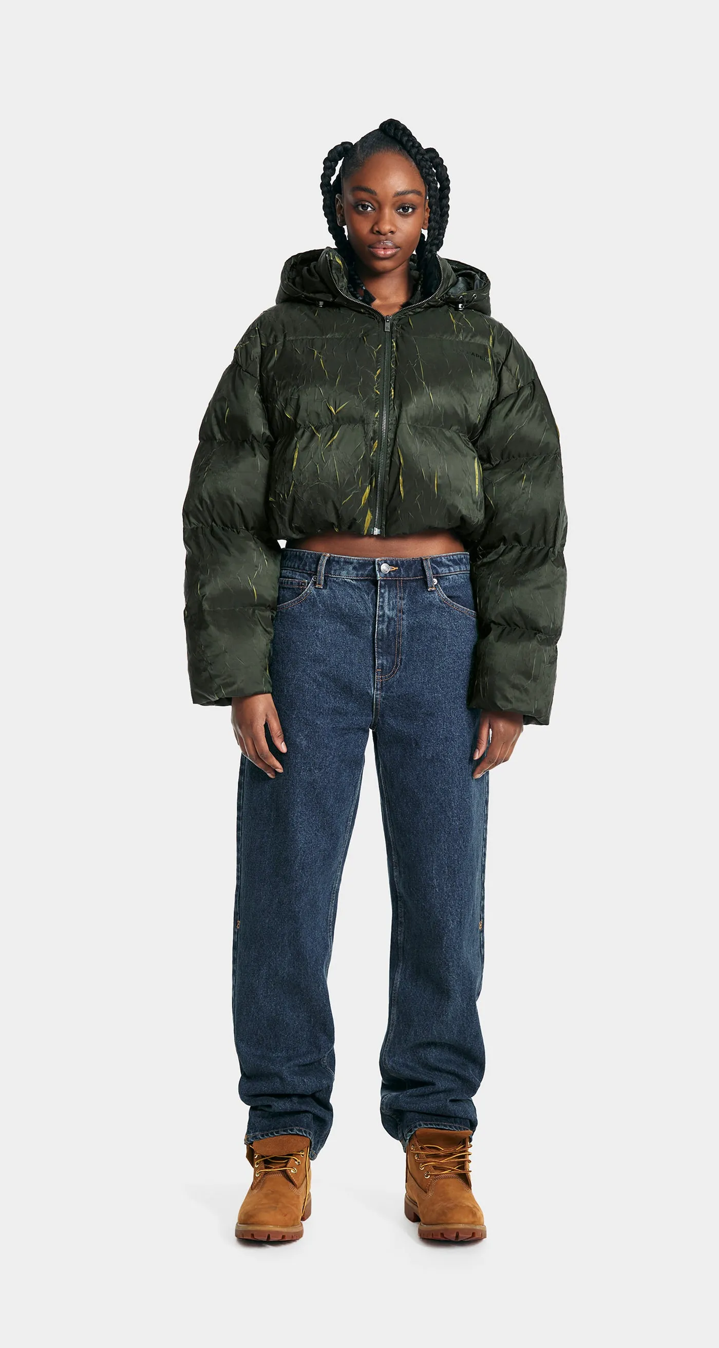 Cardamom Green Jorja Puffer Jacket