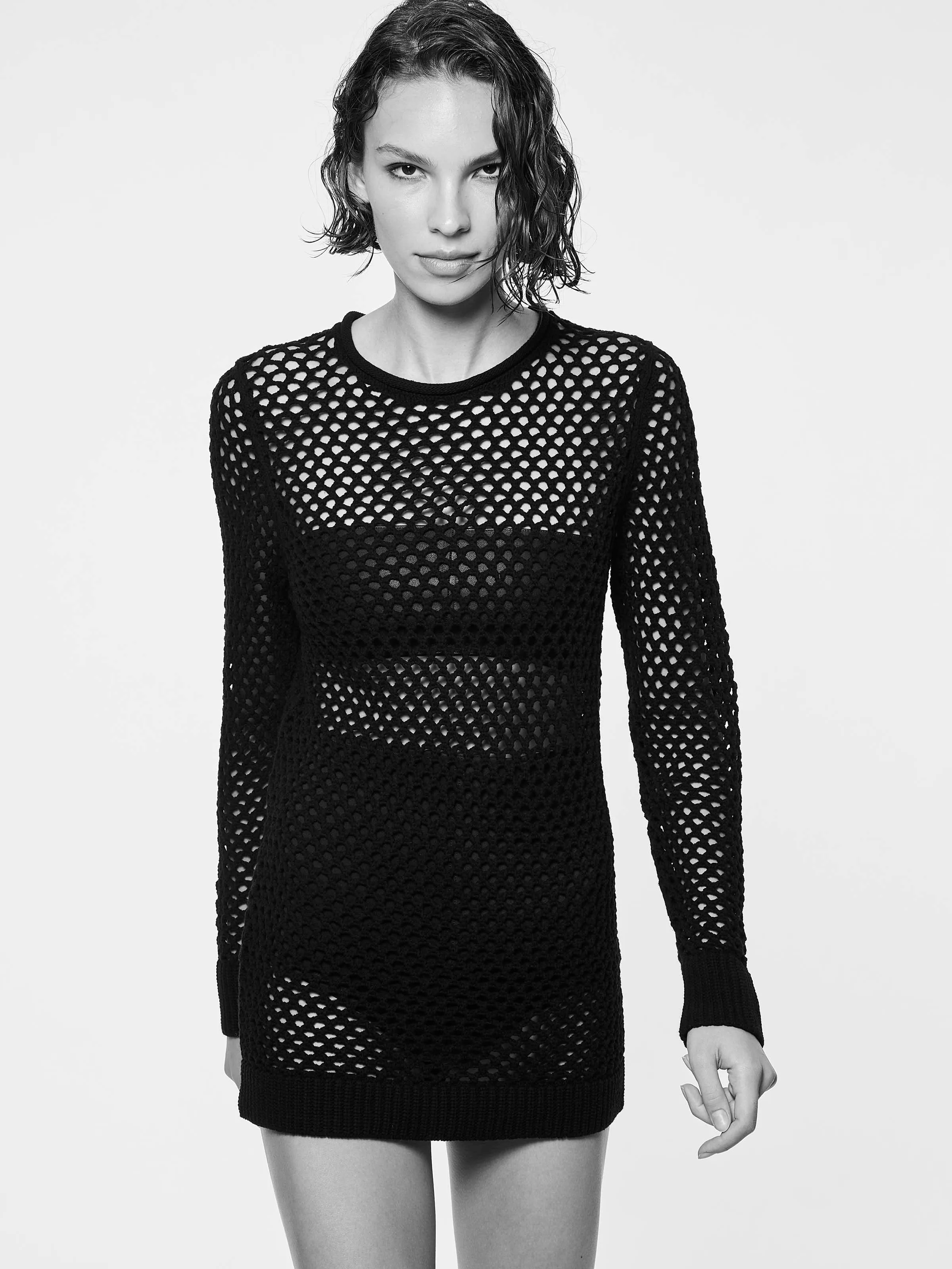 CHUNKY FISHNET DRESS
