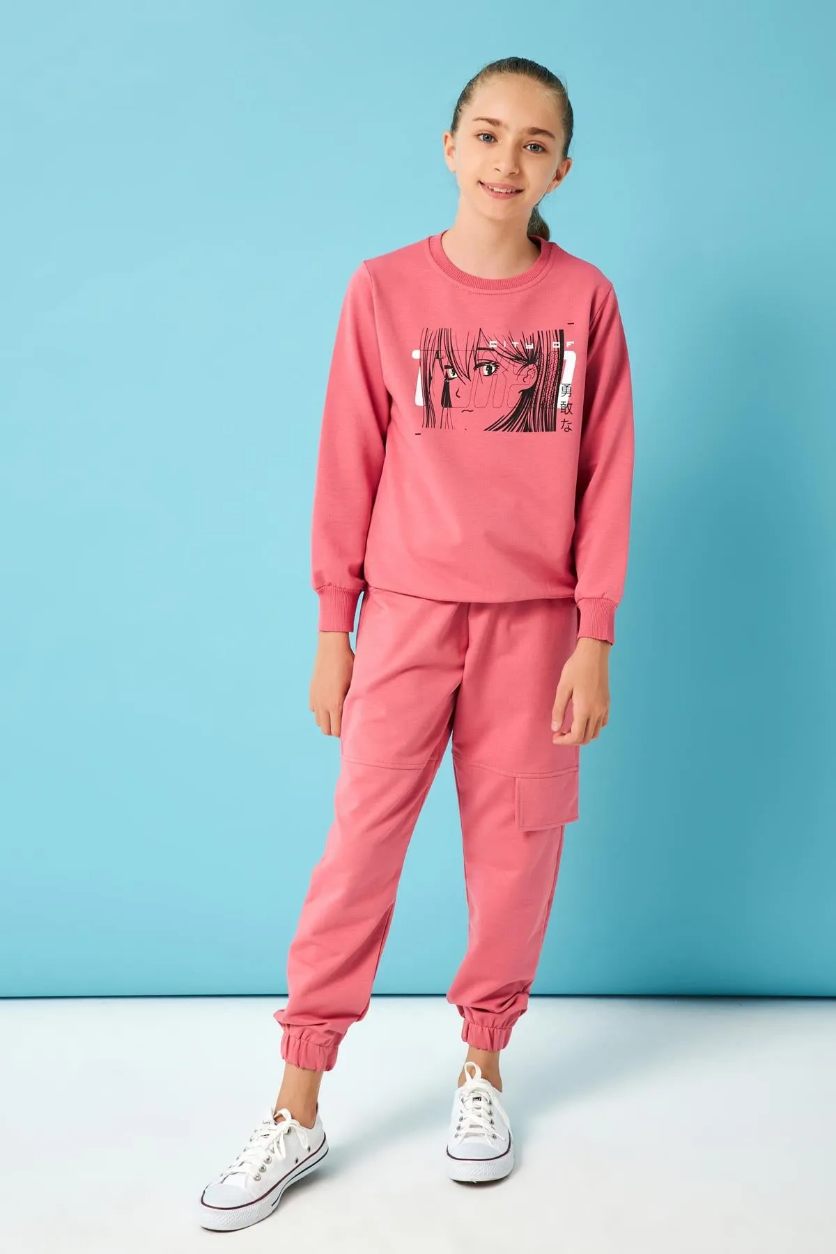 city of baskili kiz çocuk sweatshirt