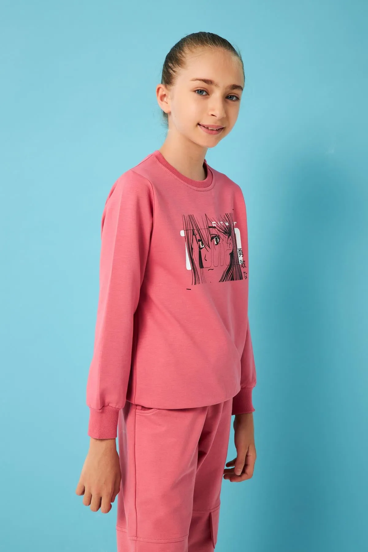 city of baskili kiz çocuk sweatshirt