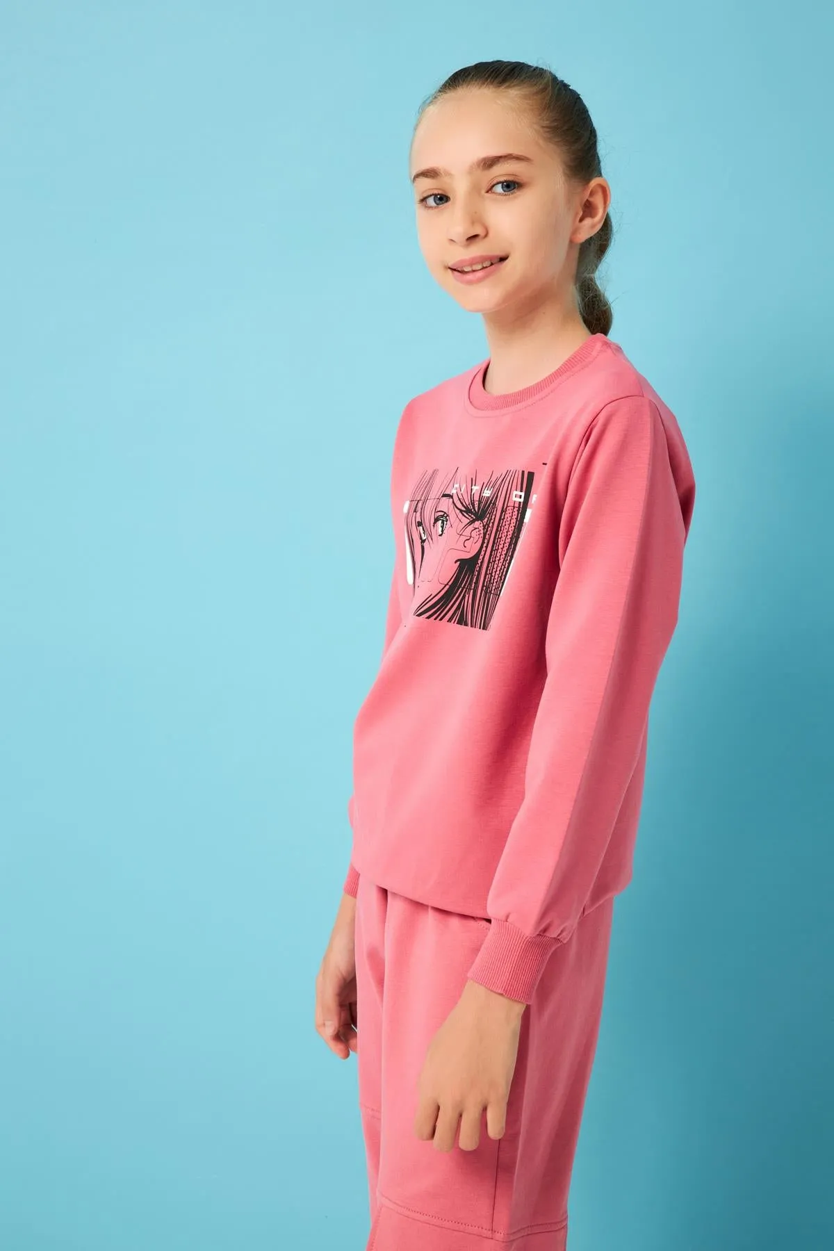city of baskili kiz çocuk sweatshirt