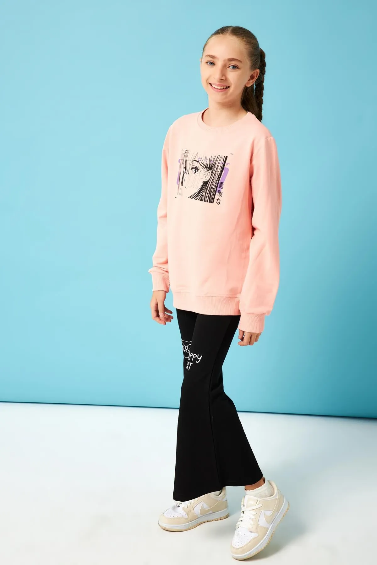 city of baskili kiz çocuk sweatshirt