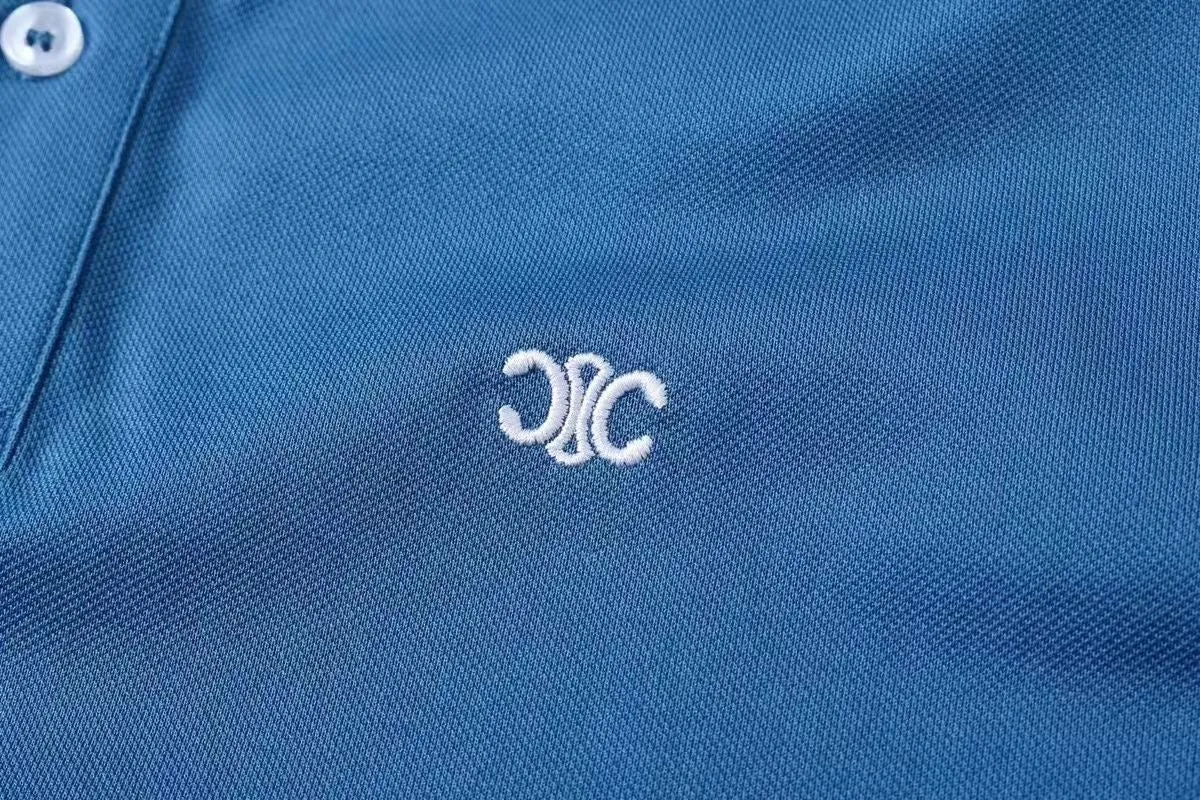 CLTH348 Celine Classic Polo Shirt in Cotton Piqué