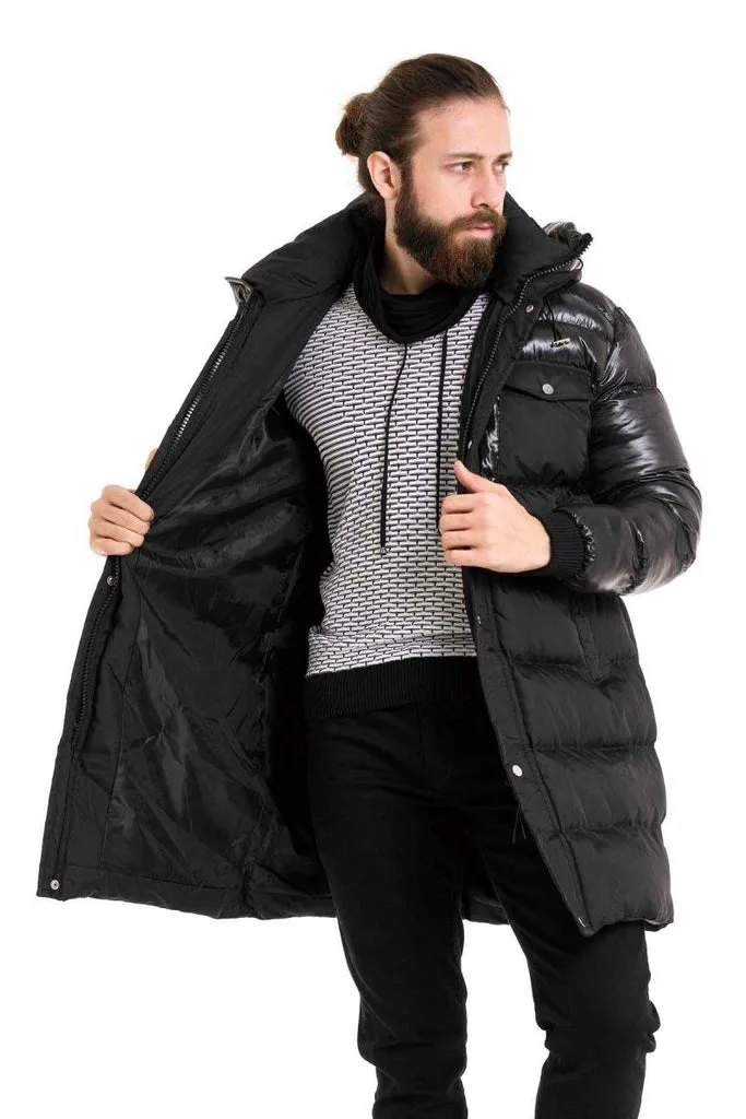 CM209 Black Oversize Puffer Jacket