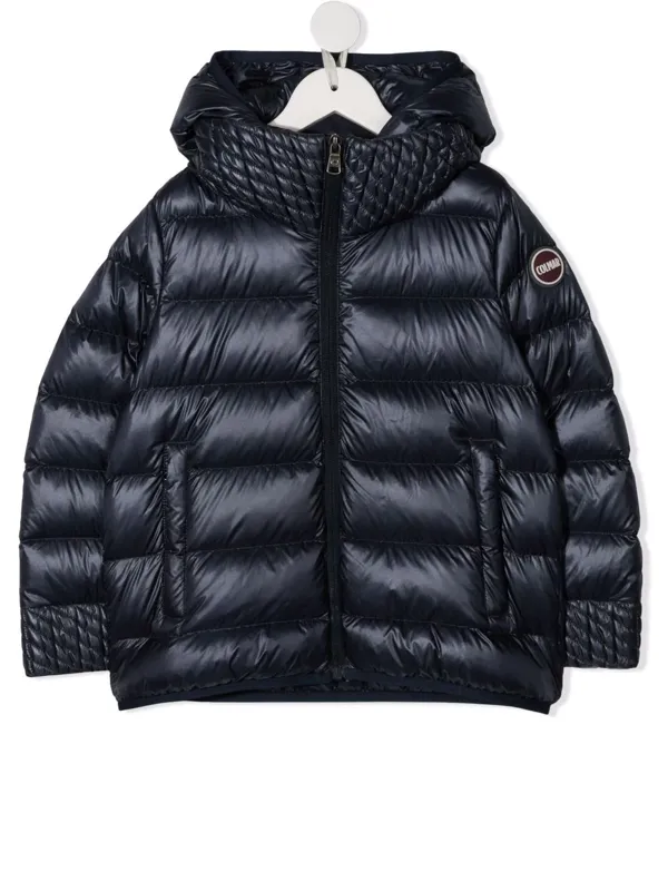 Colmar Black Coat with Crochet Braid Detail Hood