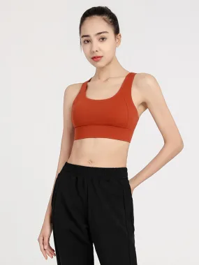 Dance Bra Shockproof Gathering Fitness Underwear All-in-One Yoga Vest