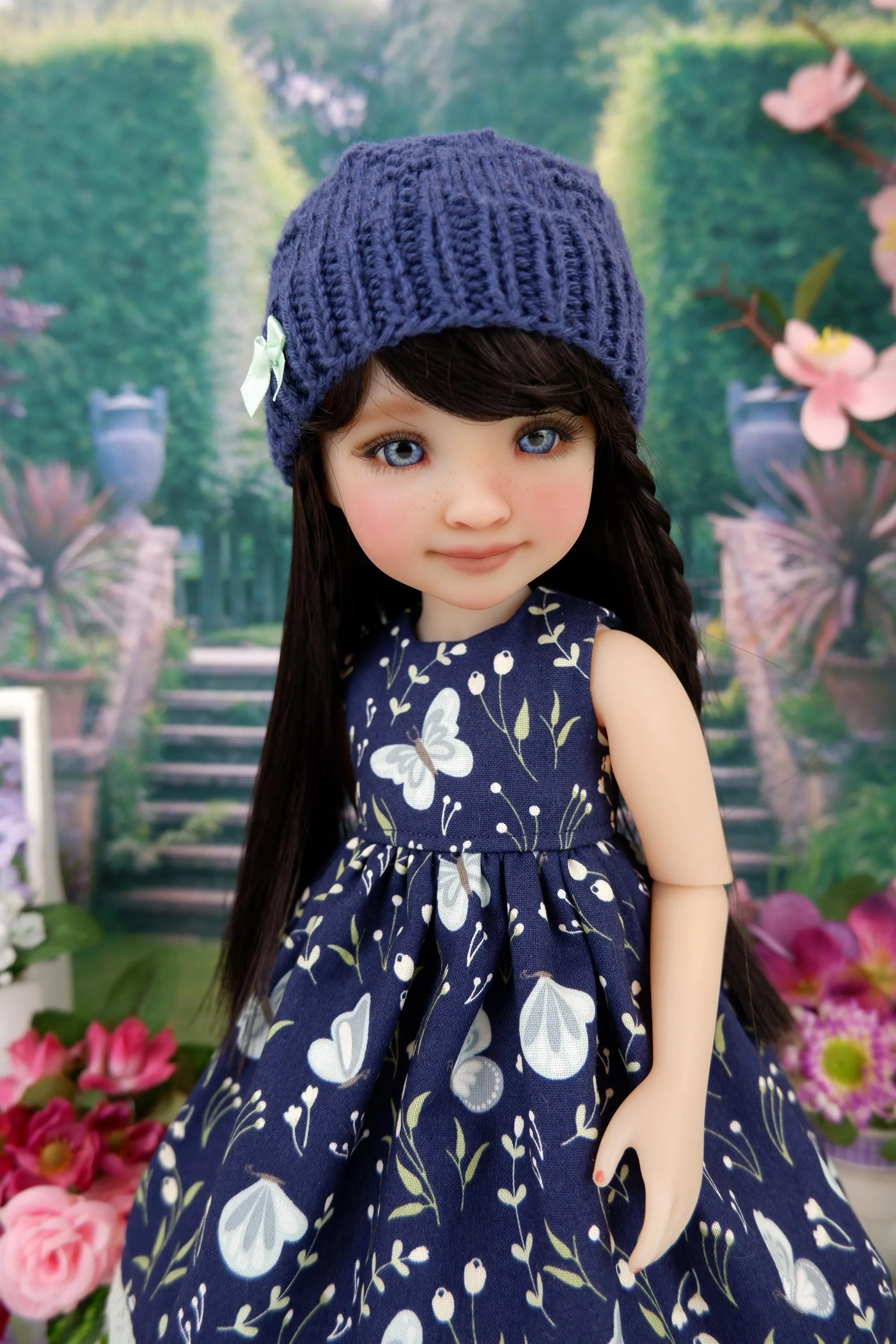 Delicate Butterfly - dress and sweater set with shoes for Ruby Red Fashion Friends doll
