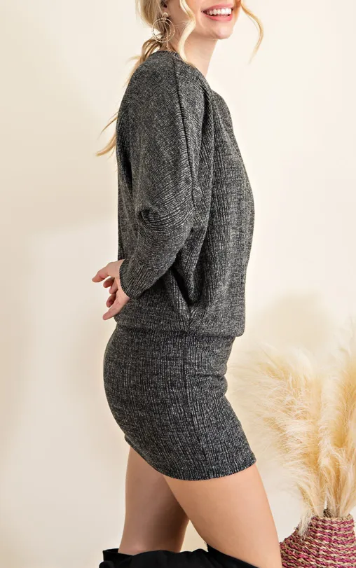 Dolman Sleeve Sweater Dress