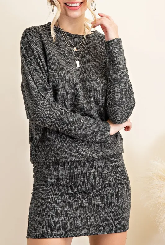 Dolman Sleeve Sweater Dress
