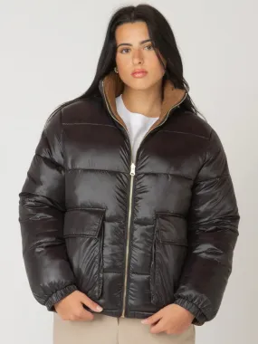 FINAL SALE Reversible Puffer Coat
