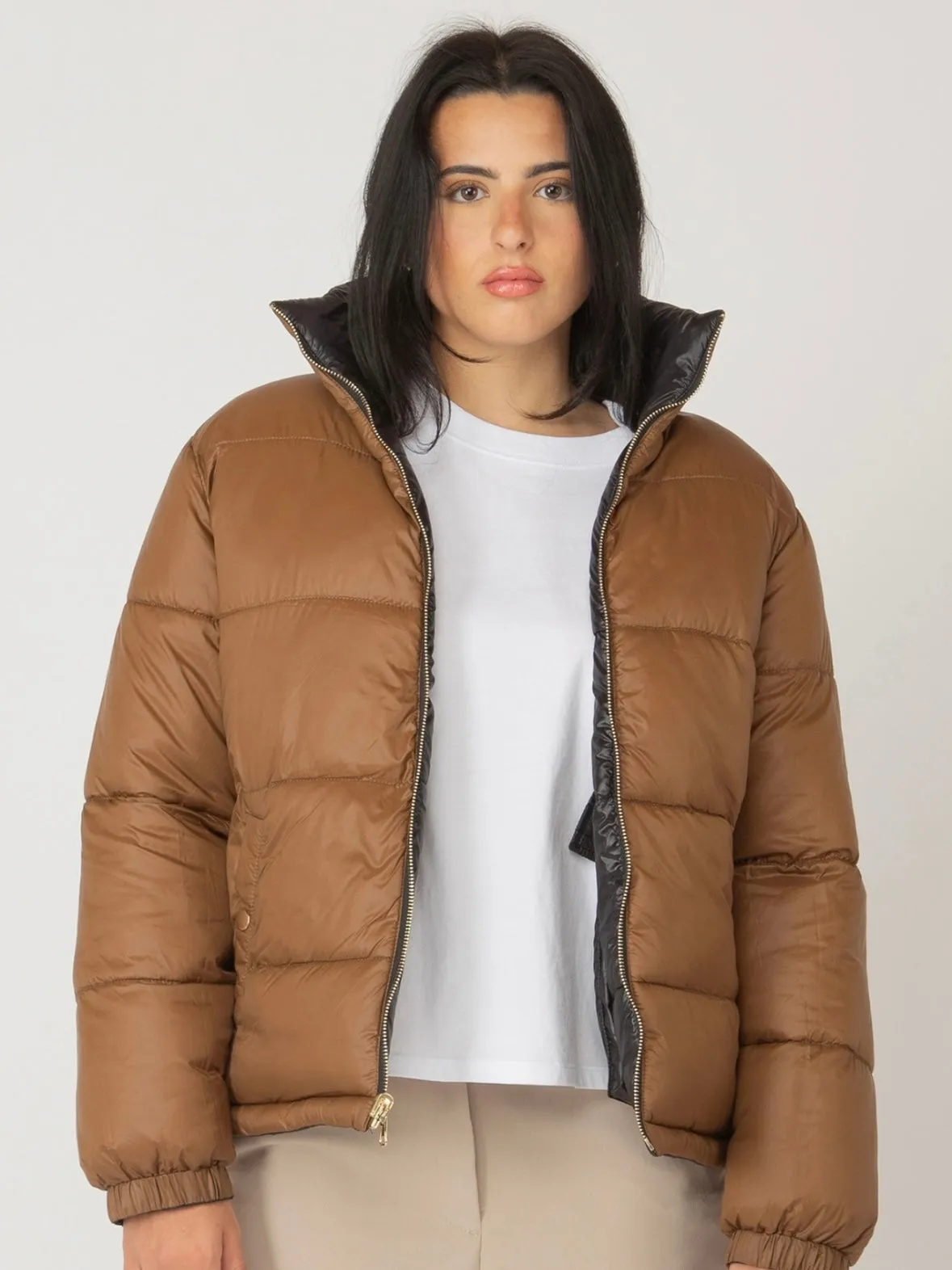 FINAL SALE Reversible Puffer Coat