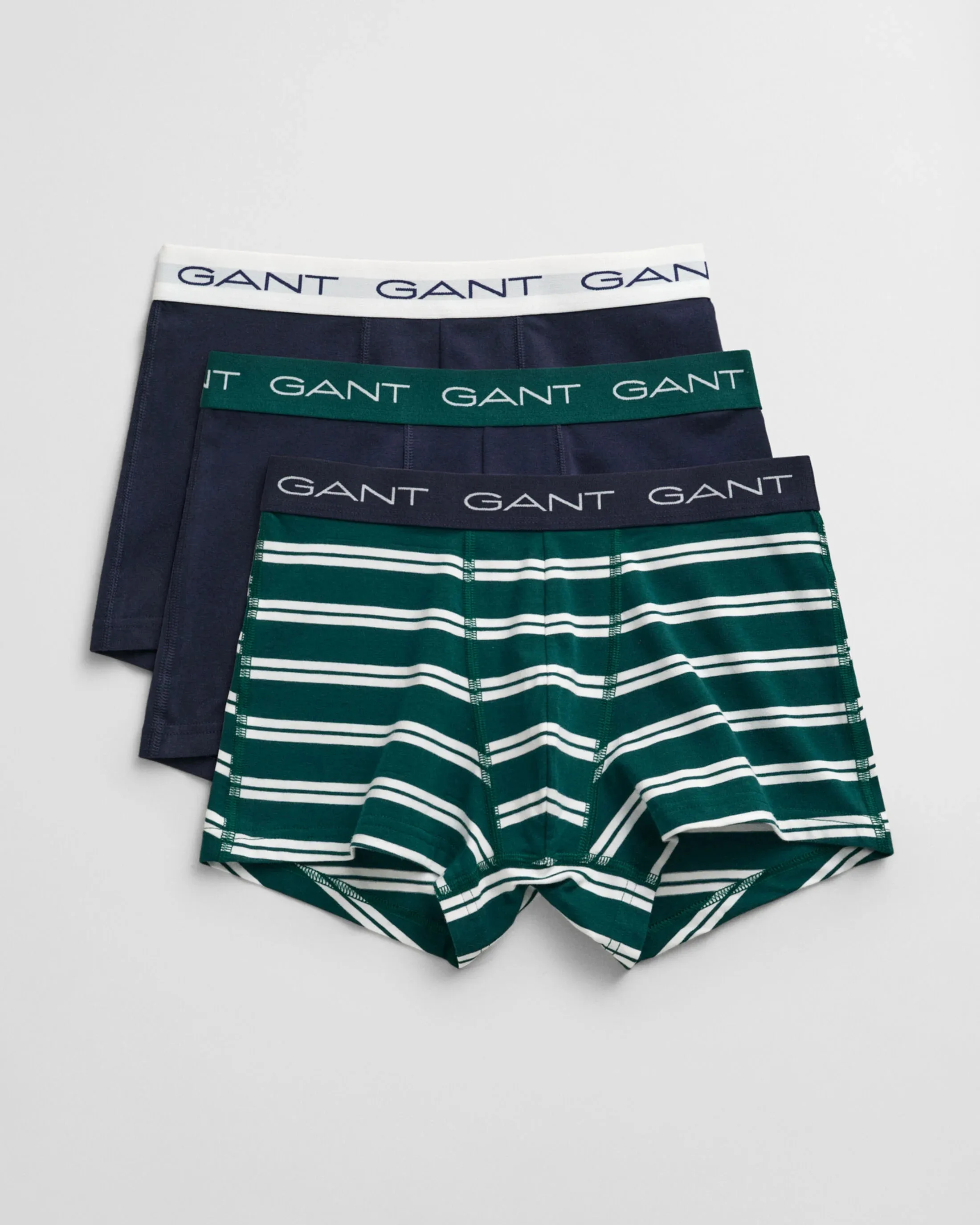 GANT PAISLEY TRUNK 3-Pack Mens Deep Forest