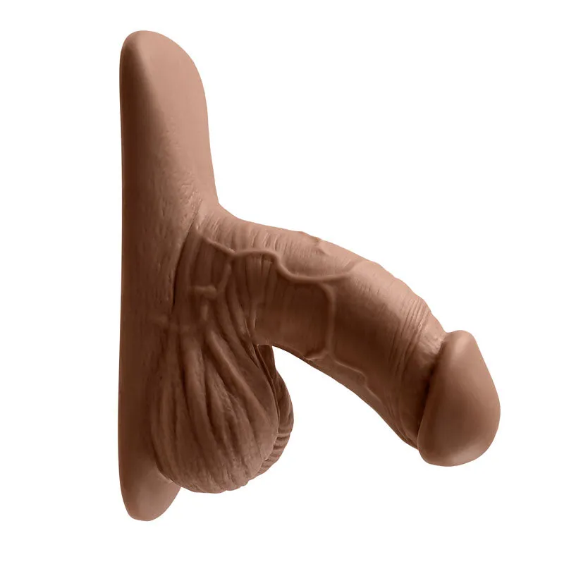 Gender X 4'' Silicone Packer - Dark Skin