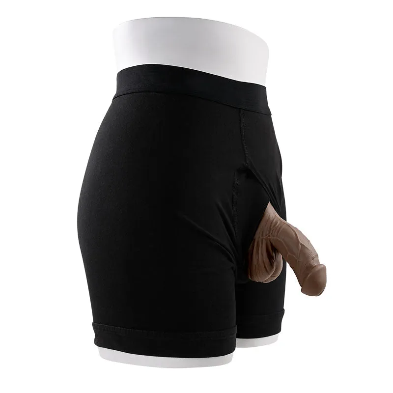 Gender X 4'' Silicone Packer - Dark Skin