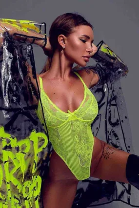 IGR Women Merry See Sexy Body Fantasy Lingerie Yellow - Sherman