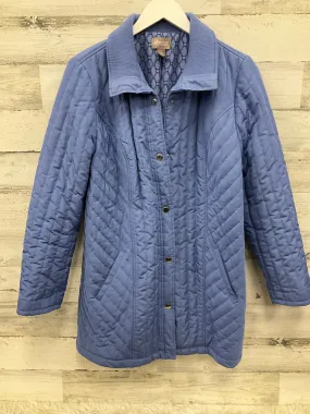 Jacket Puffer & Quilted By Chicos In Blue, Size: M