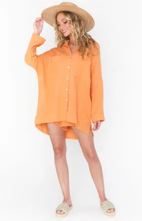 Johns Button Down Shirt - Orange