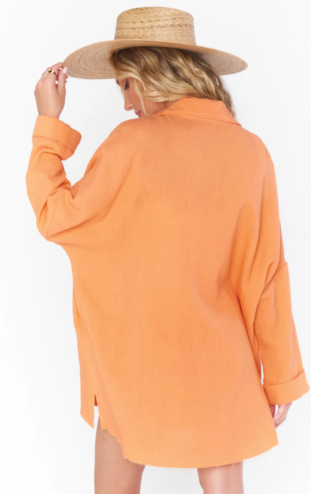 Johns Button Down Shirt - Orange