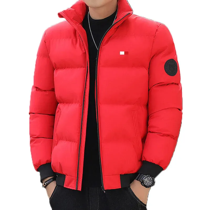 Jorviss - Puffer Jacket Heren, Warme Gewatteerde Winterjas met Rits en Hoge Kraag