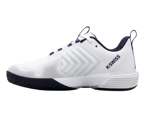 K-Swiss Men's Ultrashot 3 White Peacoat Silver Shoes
