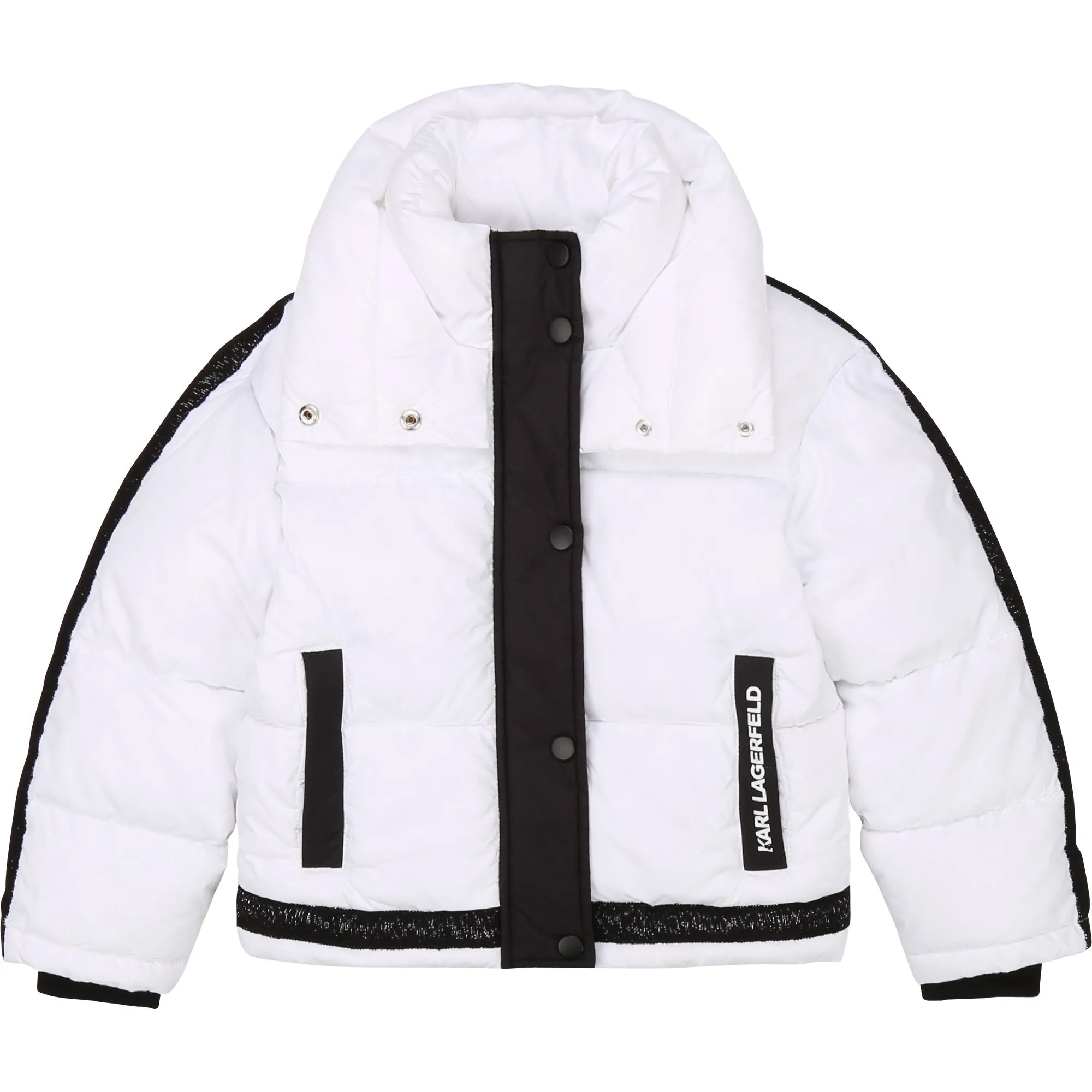 Karl Lagerfeld Colorblock Puffer Jacket