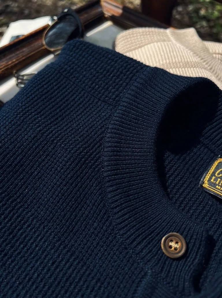 Kaze - Knitted Henly Collar Shirt