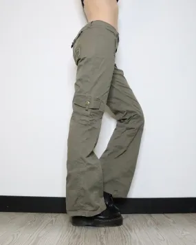 Khaki Green Cargo Pants (XL) 