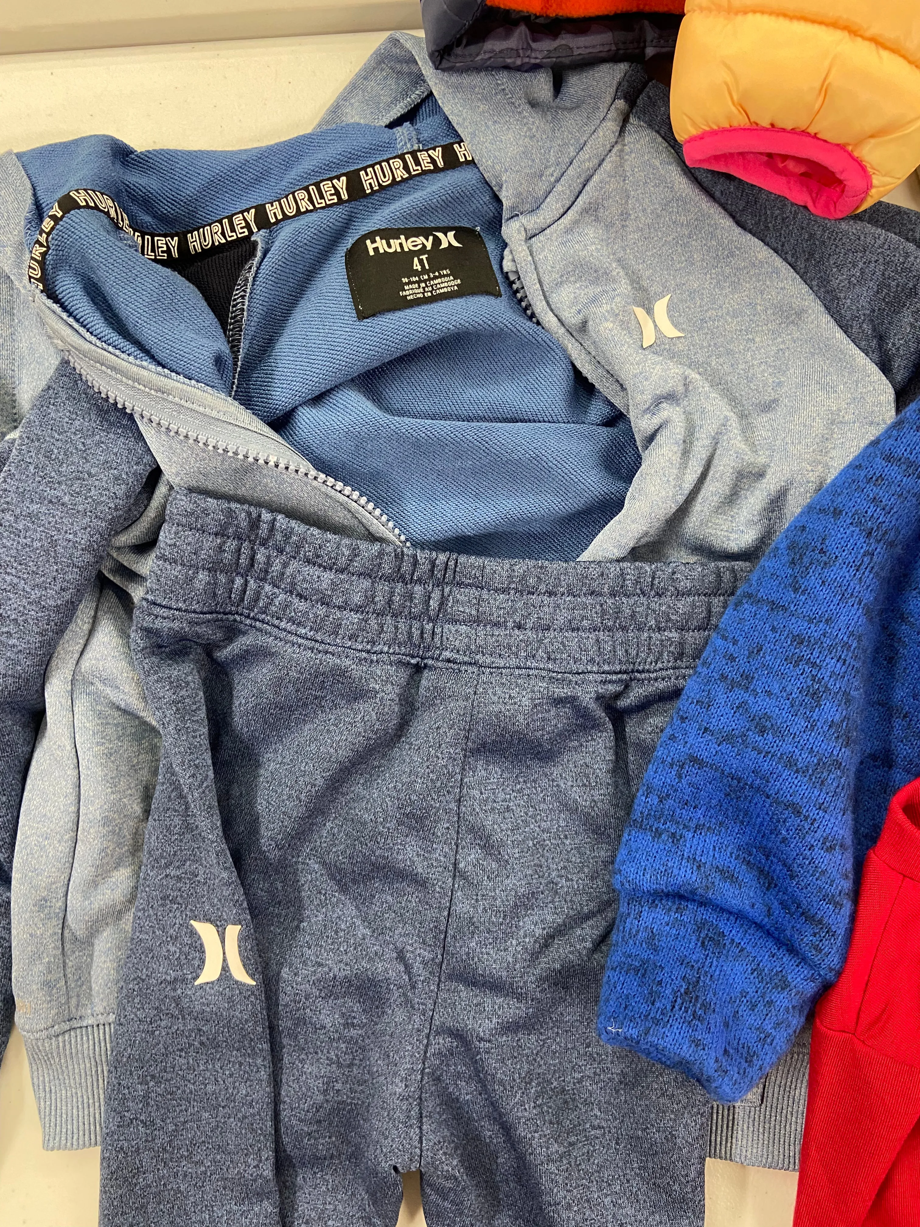 Kid's Clothing Assorted Wholesale Lot, NIKE, HURLEY, NICKELODEON, DISNEY, ROTHSCHILD, FAMILY PJS, FIRST IMPRESSIONS and more, 17 items, Shelf Pulls, MSRP $716