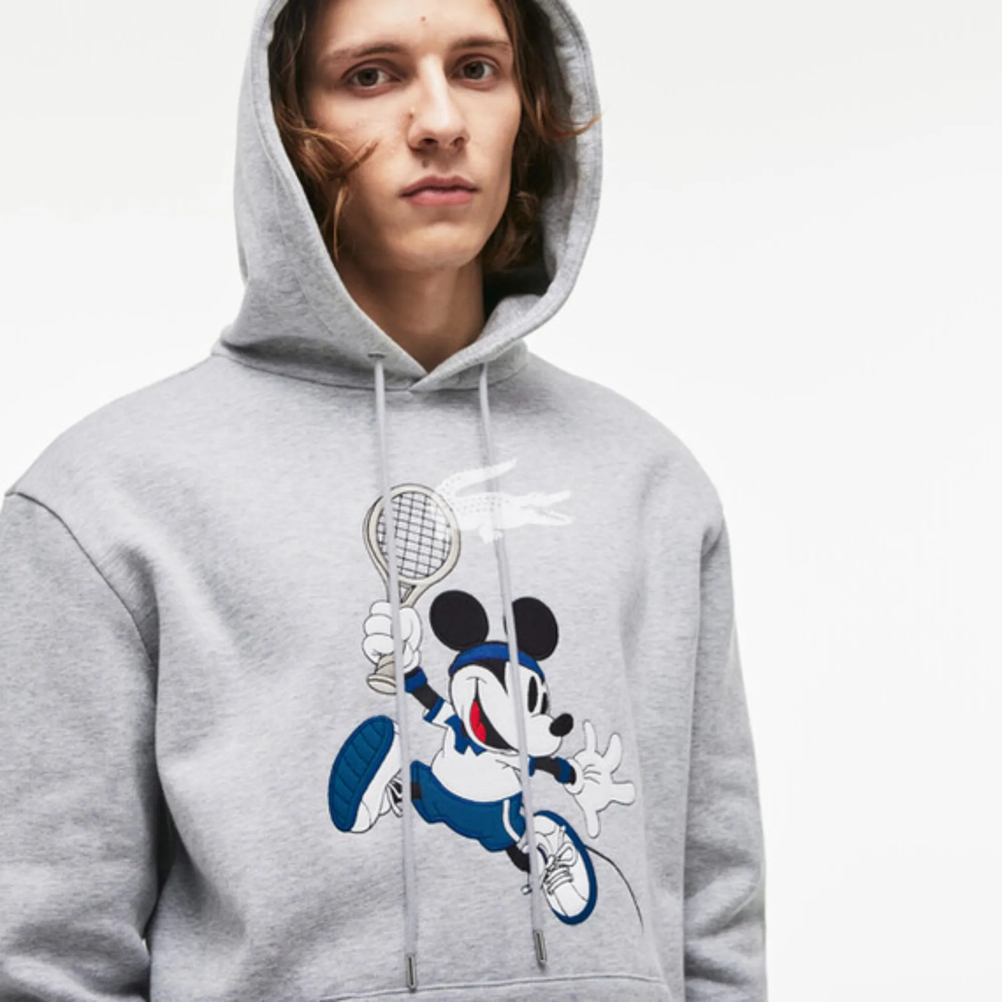 Lacoste Lacoste Men'S Sweatshirt - Argent Chine/ Silver Chine