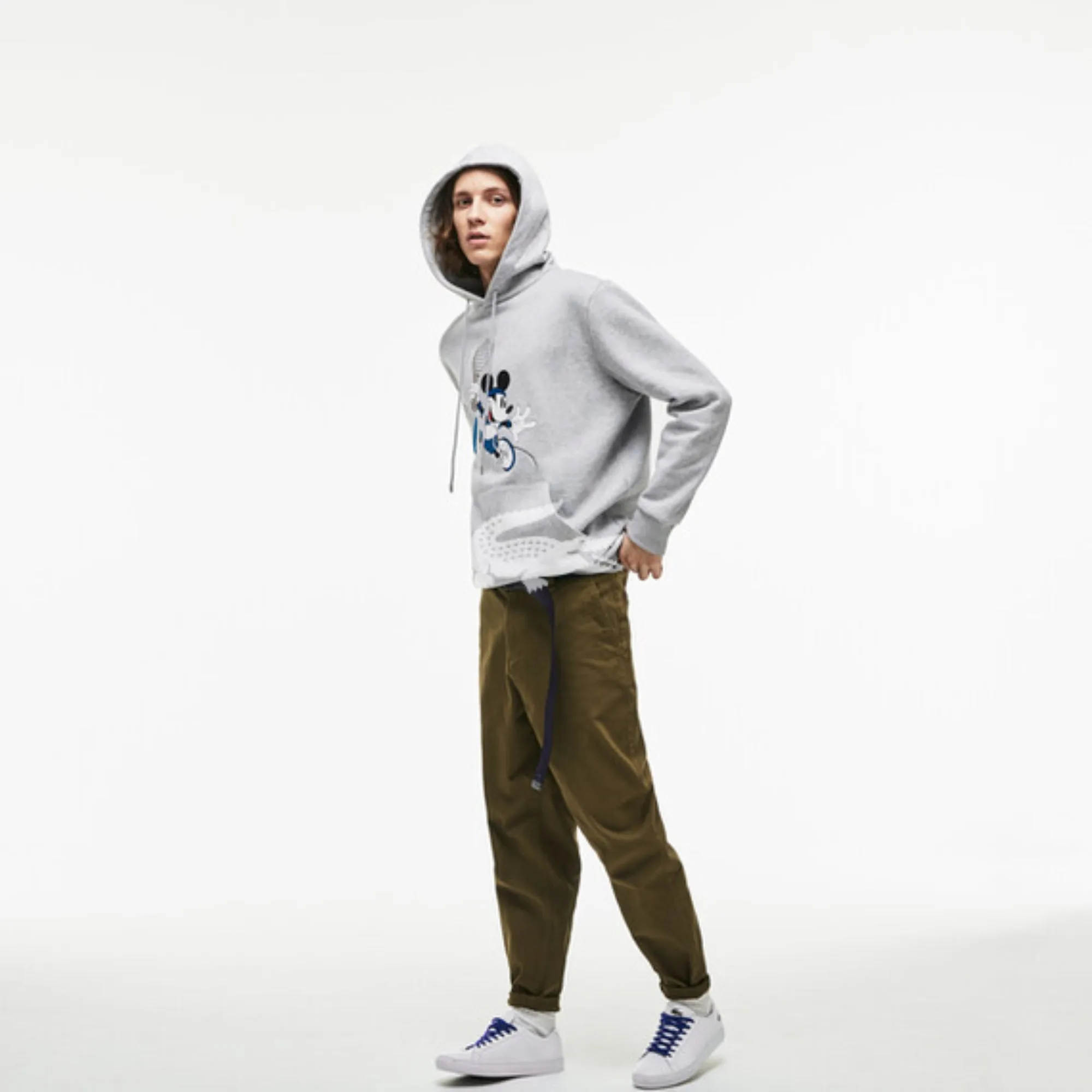 Lacoste Lacoste Men'S Sweatshirt - Argent Chine/ Silver Chine