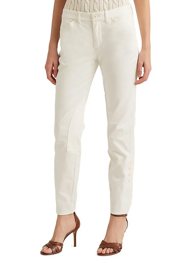 Lauren Ralph Lauren Stretch Chino Ankle Pants