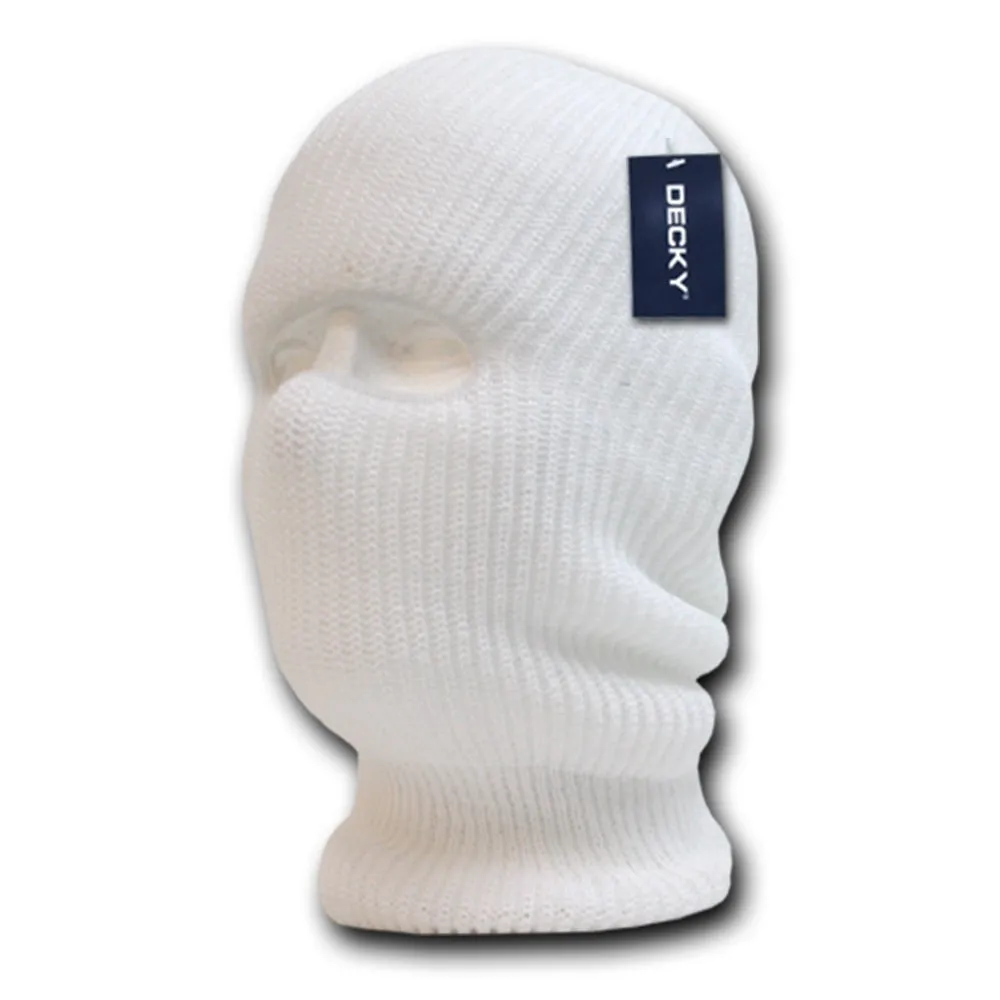 Lot of 6 Decky Face Masks (1-Hole) Ski Mask Balaclava Cover Bulk