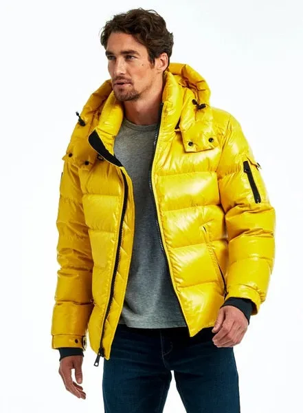 Men Lightweight Hooded Puffer Jacket